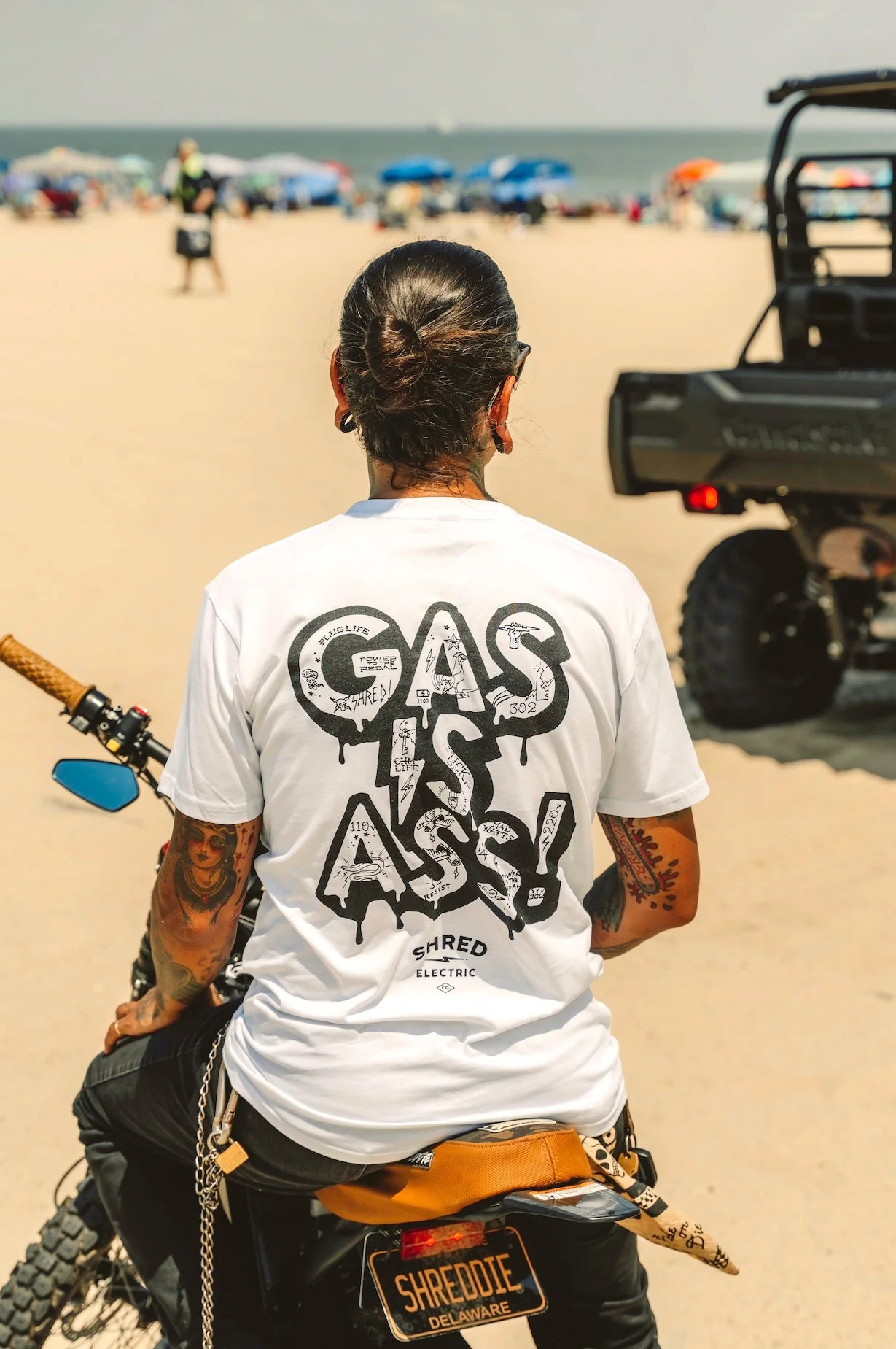 Gas is Ass Shirt - White Tattoo Edition - Image 4