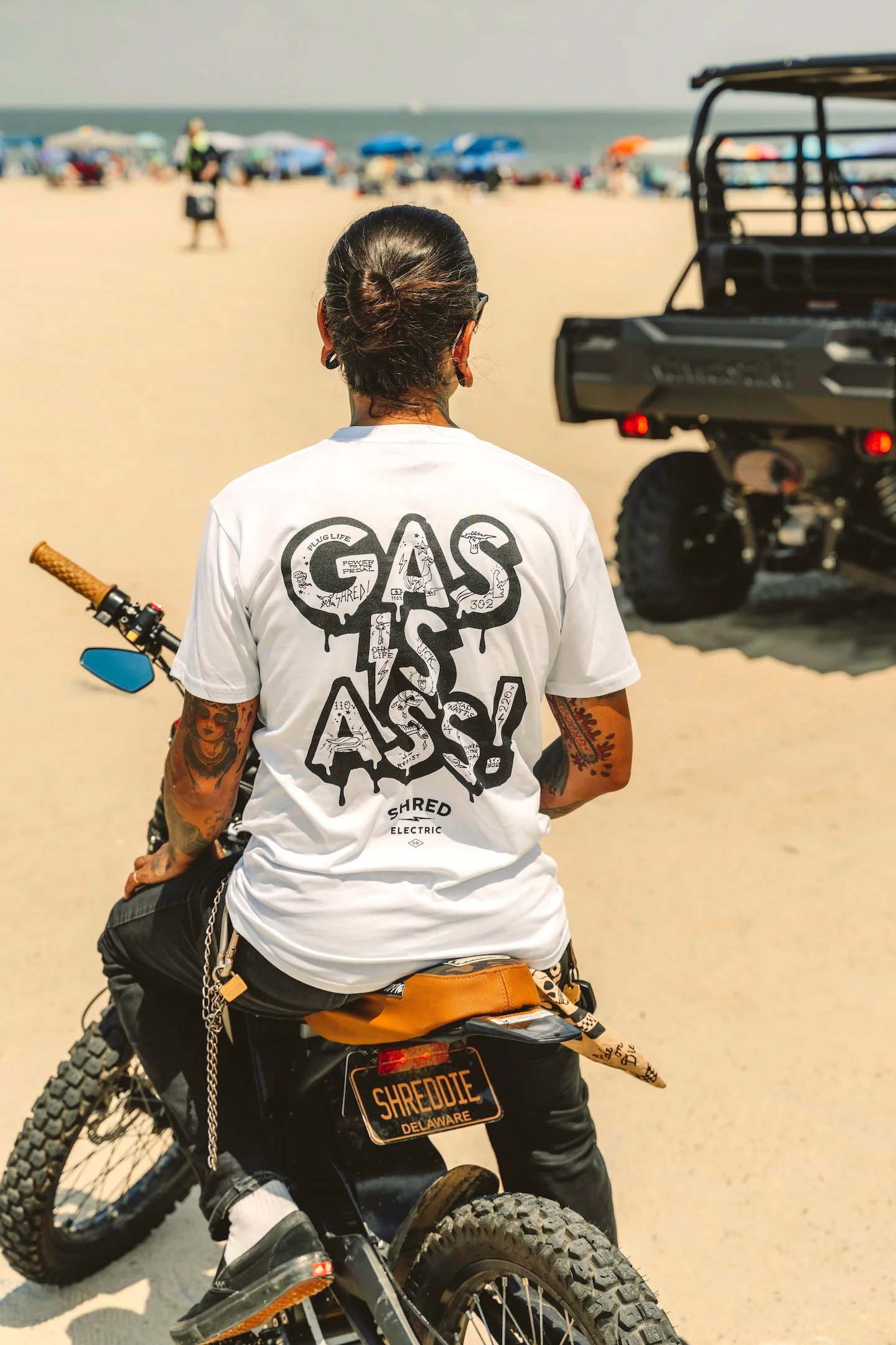 Gas is Ass Shirt - White Tattoo Edition - Image 6